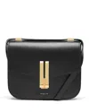 Demellier Black Vancouver Leather Cross Body Bag In Black