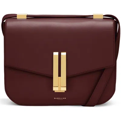 Demellier Vancouver Crossbody Bag In Burgundy