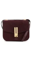 Demellier Vancouver Handbag Burgundy/burgundy