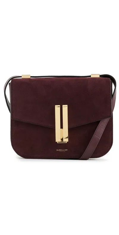 Demellier Vancouver Handbag Burgundy/burgundy