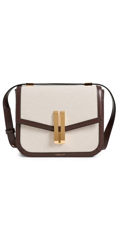 Demellier Vancouver Handbag Saltpepper/mocha In Brown