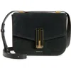 Demellier Vancouver Leather Crossbody Bag In Black