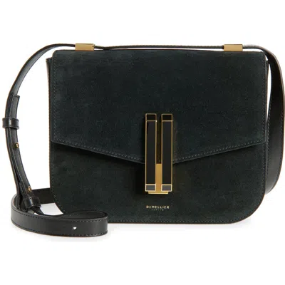 Demellier Vancouver Leather Crossbody Bag In Black