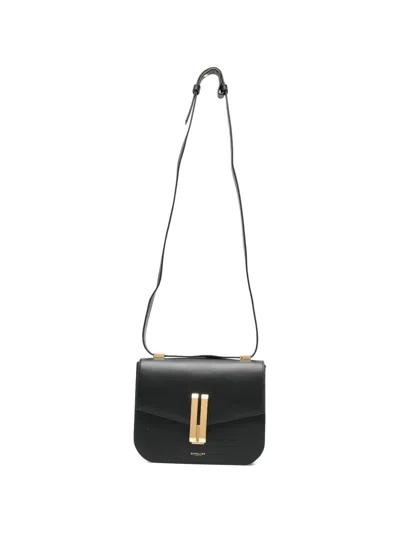Demellier Vancouver Leather Crossbody Bag In Black