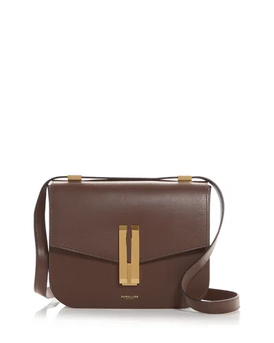 Demellier Vancouver Leather Crossbody Bag In Brown