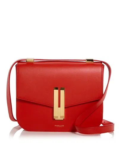 Demellier Vancouver Leather Crossbody Bag In Red