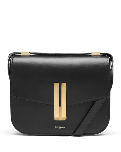 Demellier Vancouver Small Crossbody In Black/gold
