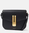 Demellier Vancouver Small Leather Shoulder Bag In Black