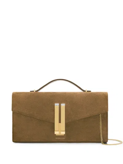 Demellier Vancouver Suede Tote Bag In Blue