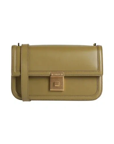 Demellier Woman Cross-body Bag Military Green Size - Cow Leather