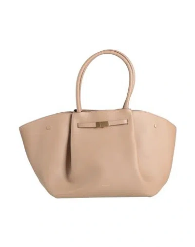 Demellier Woman Handbag Light Brown Size - Cow Leather In Sand