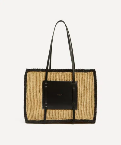 Demellier Women's Capri Raffia Tote Bag