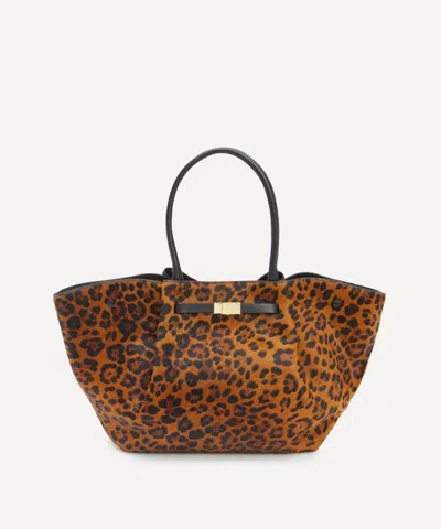 Demellier Women's Midi New York Leopard Tote Bag In Multi