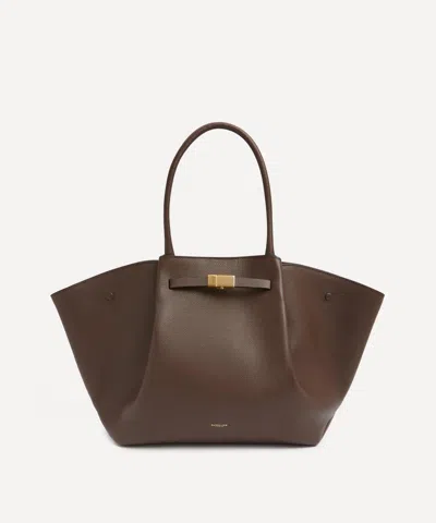 Demellier Women's New York Leather Tote Bag In Brown