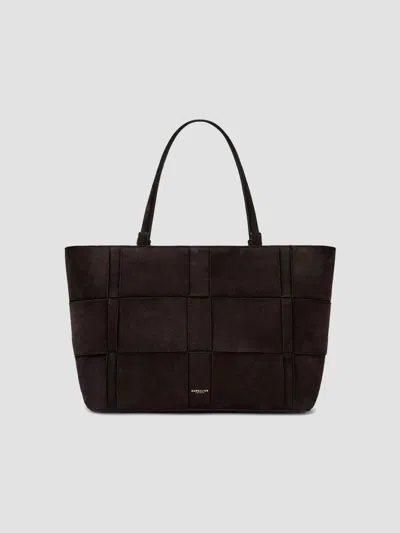 Demellier Women's The Florence Leather Tote In Dark Chocolate