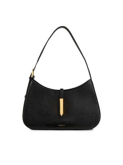 Demellier Women's Tokyo Leather Shoulder Bag In Black