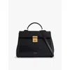Demellier Womens Midi Paris Top-handle Leather Handbag Black F02