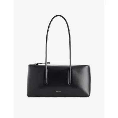 Demellier Womens Black Stockholm Leather Shoulder Bag