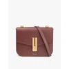 Demellier Womens The Vancouver Leather Cross-body Bag Burgundy