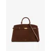 Demellier Womens  The Hudson Leather Tote Bag In Mocha/mocha
