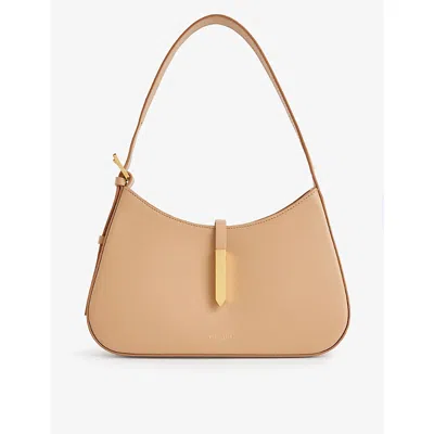 Demellier Womens Light Tan Tokyo Leather Shoulder Bag In Light Tan