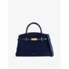 Demellier Womens Mn.blue/mn.blue The Small Hudson Suede Tote Bag In Blue