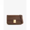 Demellier Womens Mocha F02 Paris Leather Shoulder Bag