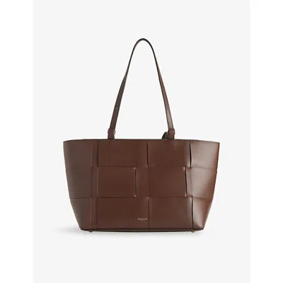Demellier Womens Mocha The Florence Leather Tote Bag In Brown