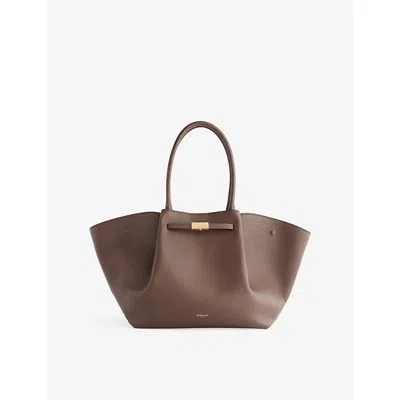 Demellier Womens  The New York Leather Tote Bag In Brown