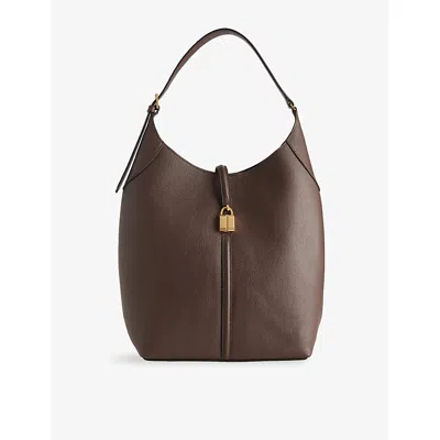 Demellier Womens Mocha The Siena Leather Bucket Shoulder Bag In Brown