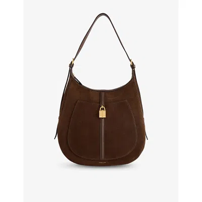 Demellier Womens Mocha/mocha Siena Leather Hobo Bag