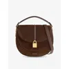 Demellier Womens Mocha/mocha The Siena Sadle Leather Cross Body Bag