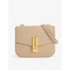 DEMELLIER DEMELLIER WOMEN'S TAUPE THE VANCOUVER LEATHER CROSSBODY BAG