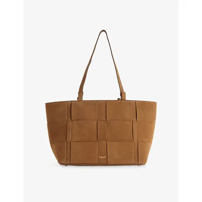 Demellier Womens Tobacco The Florence Leather Tote Bag In Brown