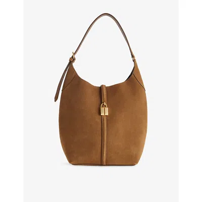 Demellier Womens Tobacco/tobacco The Siena Leather Bucket Shoulder Bag
