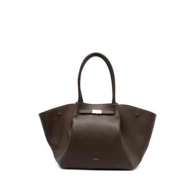 Demellier York Tote Bag In Brown