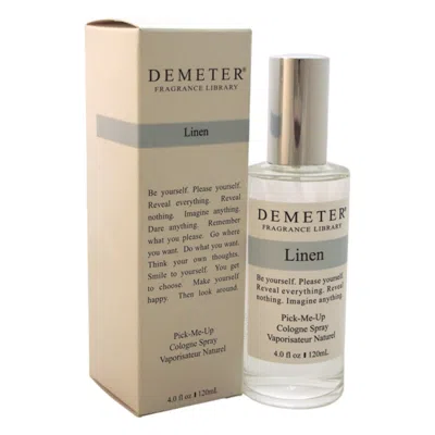 Demeter Linen By  For Unisex - 4 oz Cologne Spray In White