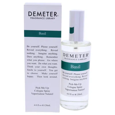 Demeter Unisex Basil Edc Spray 4.0 oz Fragrances 648389877389