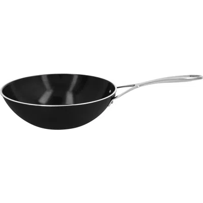 Demeyere Alu Pro 5 12-inch Ceramic Nonstick Wok In Black