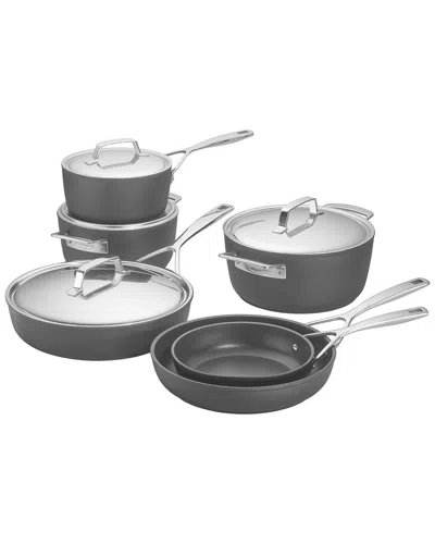 Demeyere Alupro 10pc Aluminum Nonstick Cookware Set In Gray