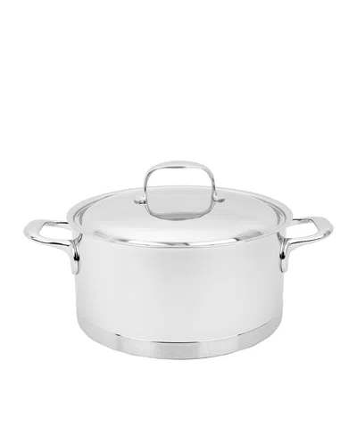 Demeyere Atlantis 7 Stainless Steel Dutch Oven, 5.5 Qt In Silver