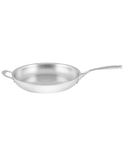 Demeyere Atlantis Proline 7 12.6in Stainless Steel Fry Pan With Helper Handle In Silver