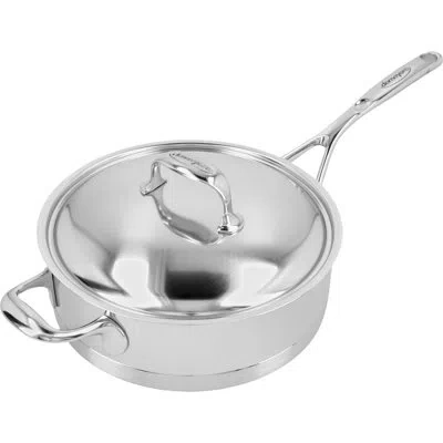 Demeyere Atlantis Stainless Steel Saute Pan With Helper Handle In Silver