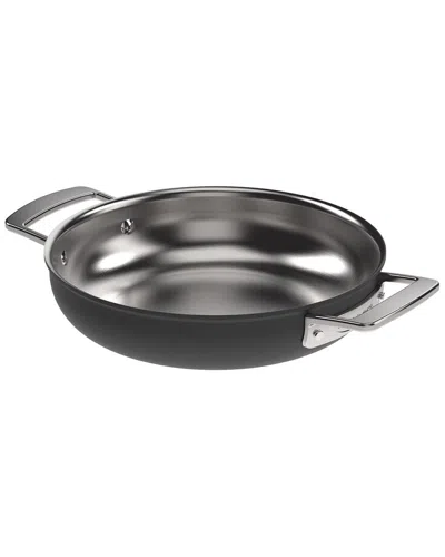 Demeyere Black 5 Stainless Steel With Ceramic 9.5in Double Handle Fry Pan