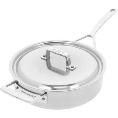 Demeyere Essential 5 24 Cm 18/10 Stainless Steel Saute Pan In Silver