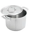 Demeyere Essential 5-ply 8qt Stainless Steel Stock Pot With Lid