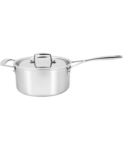 Demeyere Essential 5 Stainless Steel 2-piece Saucepan With Lid In Silver