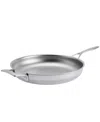 Demeyere Industry 5 Nanotouch Stainless Steel 12.5" Fry Pan In Metallic