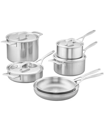 Demeyere Industry 5-ply 10pc Stainless Steel Cookware Set