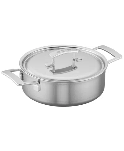 Demeyere Industry 5 Stainless Steel 4-quart Deep Saute Pan In Silver